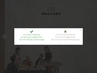 Website von Gutsbrennerei Destillerie Walcher K.G. d. MATEF GmbH & CO.
