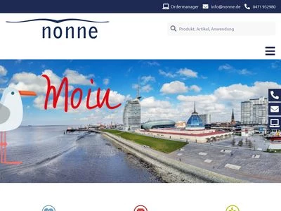 Website von Erich Nonne GmbH
