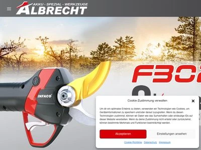 Website von ALBrecht GmbH