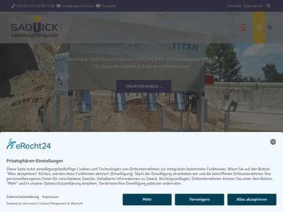 Website von SAQUICK GmbH