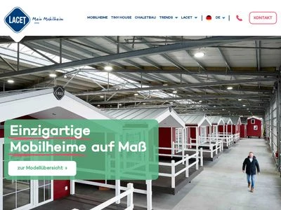Website von Lacet Niederrhein GmbH