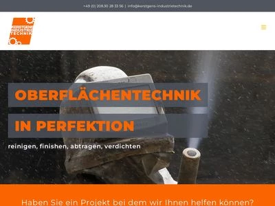 Website von Kerstgens Industrietechnik GmbH