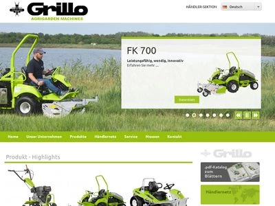 Website von GRILLO Deutschland GmbH