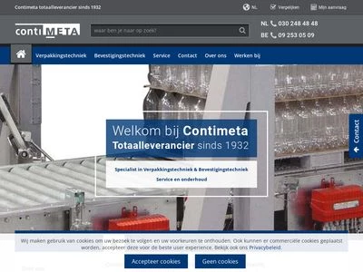 Website von Contimeta GmbH