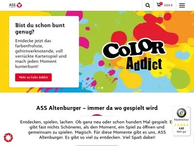 Website von Spielkartenfabrik Altenburg GmbH