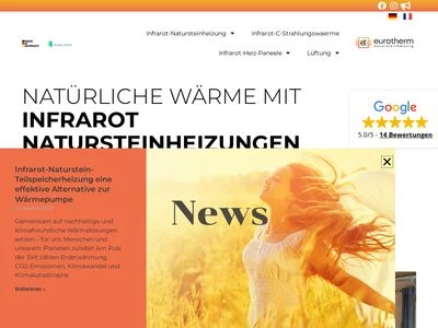 Website von eurotherm GmbH