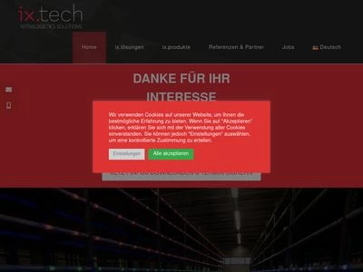 Website von iX-tech GmbH