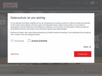 Website von EMPL Fahrzeugwerk Gesellschaft m.b.H.