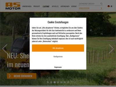 Website von AS-MOTOR GERMANY GmbH & Co.KG