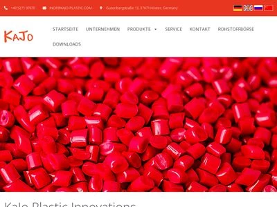 Website von KaJo Plastic GmbH & Co. KG