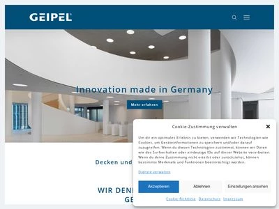 Website von Genex-Vertrieb Ltd. & Co. KG