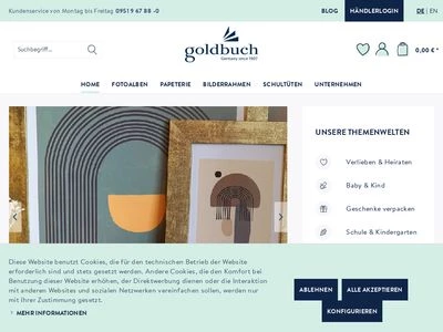 Website von Goldbuch Georg Brückner GmbH