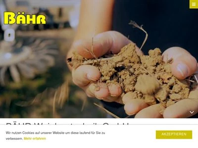 Website von Eugen Bähr - Landmaschinen und Weinbautechnik