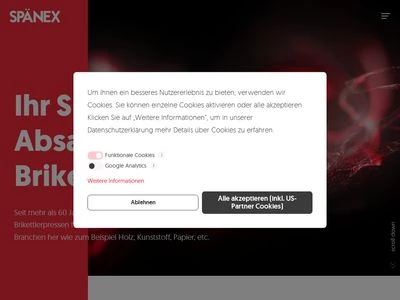 Website von SPÄNEX GmbH