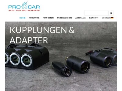 Website von Pro Car GmbH & Co. KG