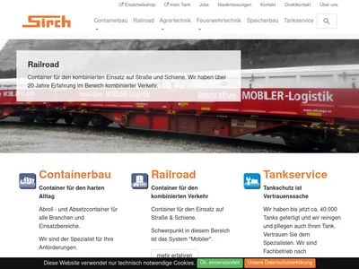 Website von Sirch M. GmbH & Co.KG