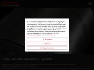 Website von Lüdecke GmbH