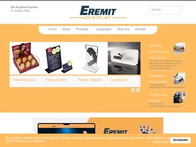 Website von Alfred Eremit Gesellschaft m. b. H.
