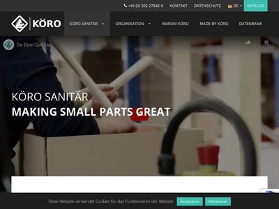 Website von König & Ronneberger GmbH & Co. KG