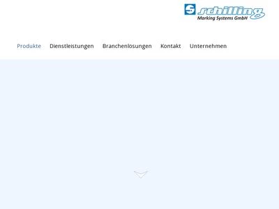 Website von Schilling Marking Systems GmbH