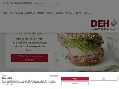 Website von D. Entrup-Haselbach GmbH & Co. KG
