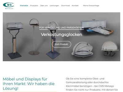 Website von CMS Metasys GmbH
