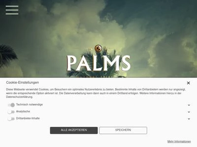 Website von PALMS GmbH