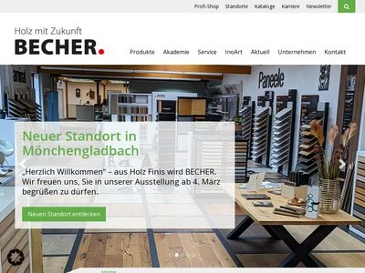 Website von BECHER GmbH & Co. KG