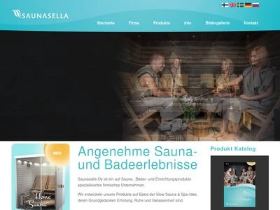 Website von Saunasella Oy
