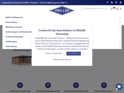 Website von Meiller GmbH & Co. KG