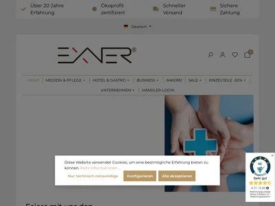 Website von Exner Fashion GmbH