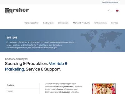 Website von Karcher AG