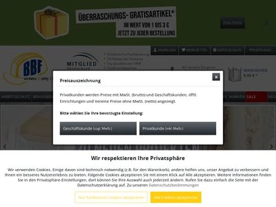 Website von BBF24 Handels- & Verwaltungs GmbH