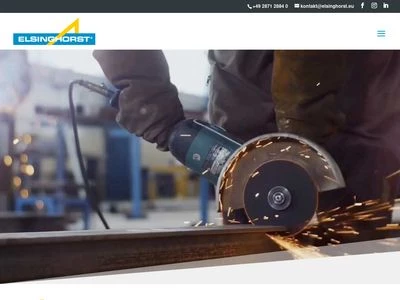 Website von G. ELSINGHORST Stahl und Technik GmbH