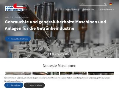 Website von Kahl + Schlichterle GmbH
