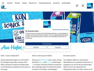 Website von Peter Kölln GmbH & Co. KGaA