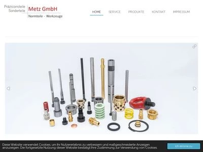 Website von Metz GmbH