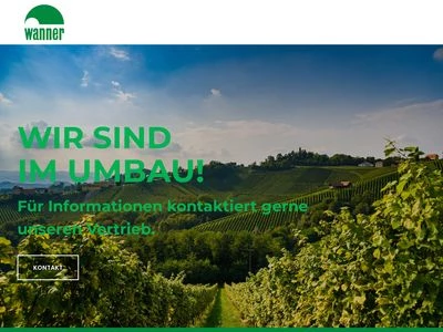 Website von Hans Wanner GmbH - Maschinen - Fahrzeugbau