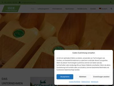 Website von E.C. Emmerich Werkzeugfabrik GmbH + Co. KG