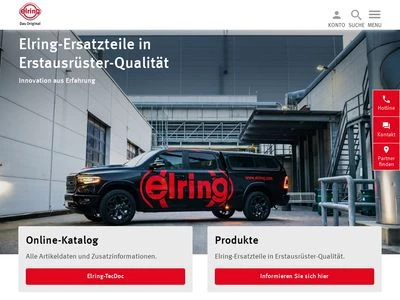 Website von ElringKlinger AG