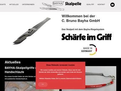Website von C. Bruno Bayha GmbH