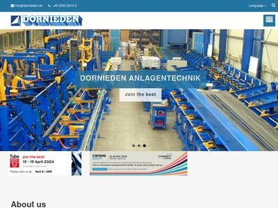Website von Dornieden Anlagentechnik GmbH