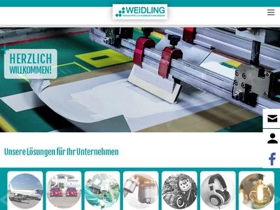 Website von Weidling GmbH