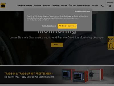 Website von Fluke Deutschland GmbH