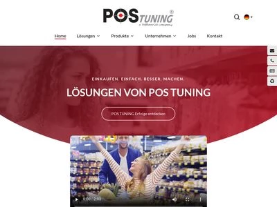 Website von POS Tuning - Udo Voßhenrich GmbH & Co. KG