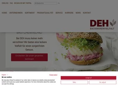 Website von D. Entrup-Haselbach GmbH & Co. KG
