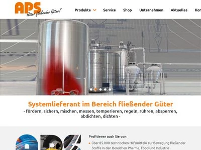 Website von APS Industrie-Technik GmbH