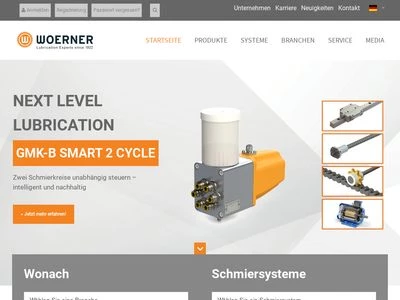 Website von Eugen Woerner GmbH & Co. KG