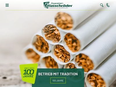 Website von Zigaretten Glasschröder GmbH & Co KG