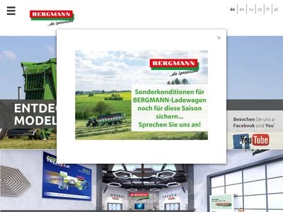 Website von Ludwig Bergmann GmbH